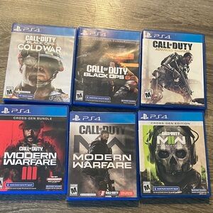 PS4 Game Set - Blue Cases